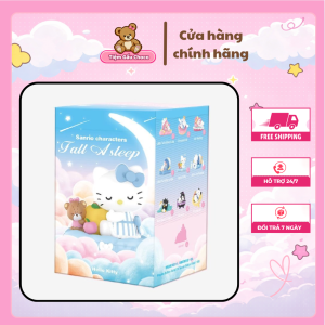Hộp mù Hello Kitty Sanrio characters fall asleep - mô hình giấc ngủ ngọt ngào tiệm gấu choco